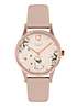 bonprix Radley Ladies Cobweb Silicon Strap Floral Dog Dial Watch