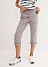 bonprix Regular Fit Cropped Trousers