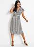 bonprix Stripy Button Dress