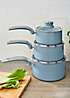 bonprix Swan Retro 3 Piece Saucepan Set