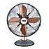 bonprix Tower Cavaletto 12inch Metal Desk Fan with 3 Speed Settings T611000G - Grey and Rose Gold