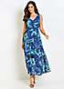 bonprix Tropical Print Maxi Dress