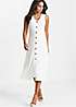 bonprix V-Neck Button Dress