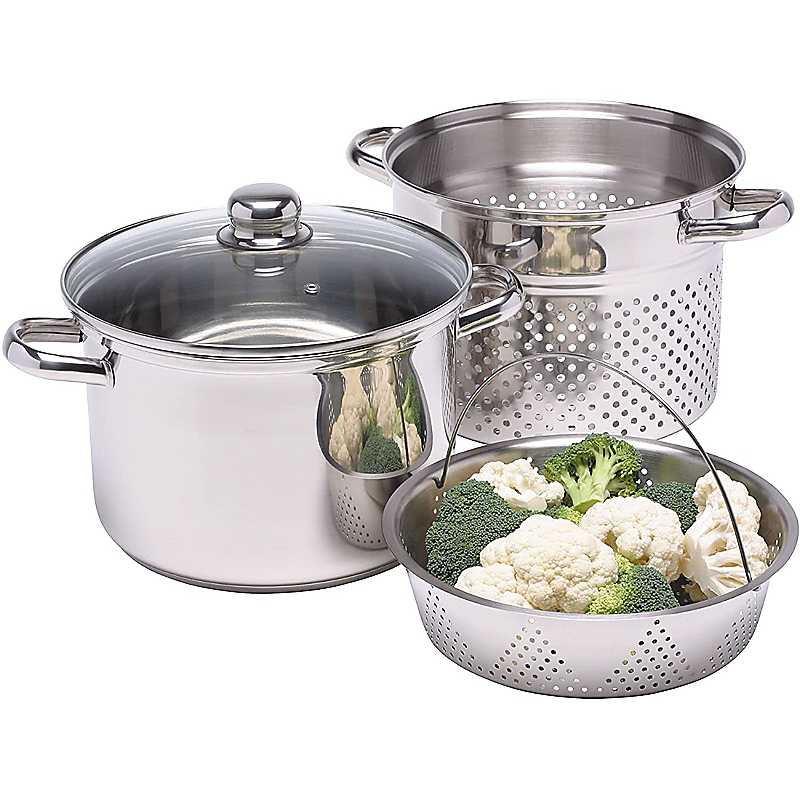 Swoop UK KitchenCraft World of Flavours Italian 4 Litre Stainless