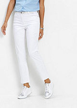 White cropped 2024 ladies trousers